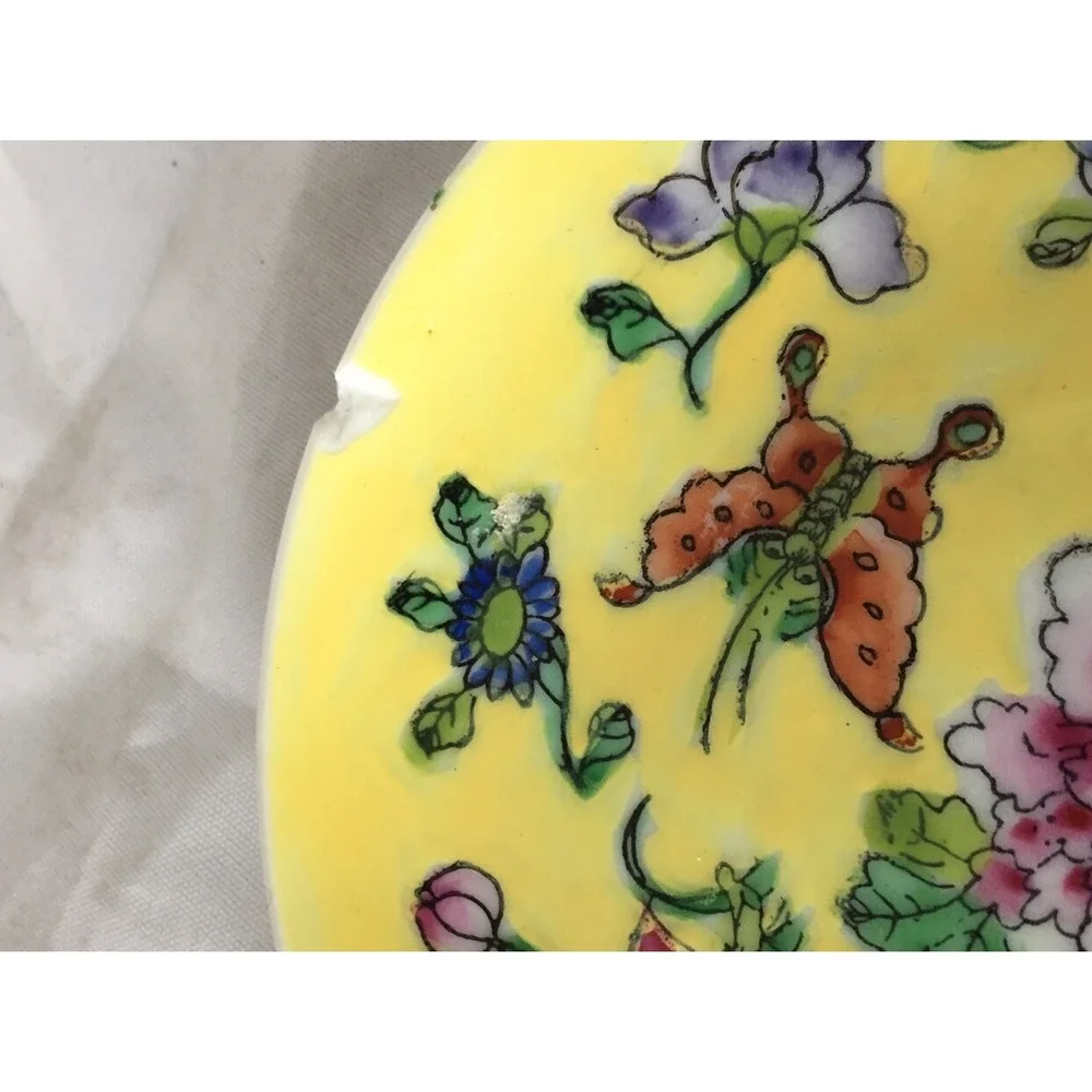 Vintage Collector Demitasse Tea Cup & Saucer Porcelain Hong Kong
